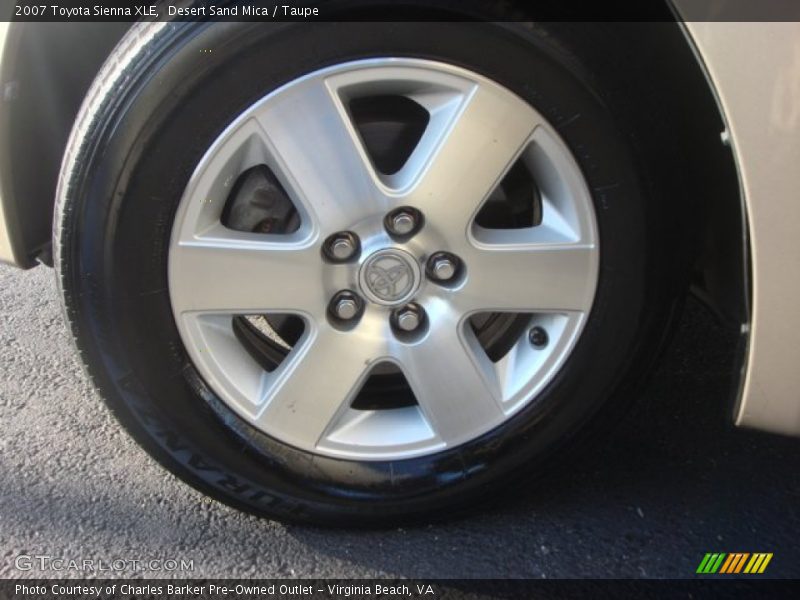 Desert Sand Mica / Taupe 2007 Toyota Sienna XLE