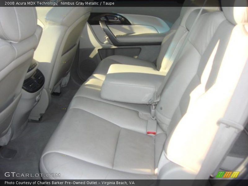 Nimbus Gray Metallic / Taupe 2008 Acura MDX Technology