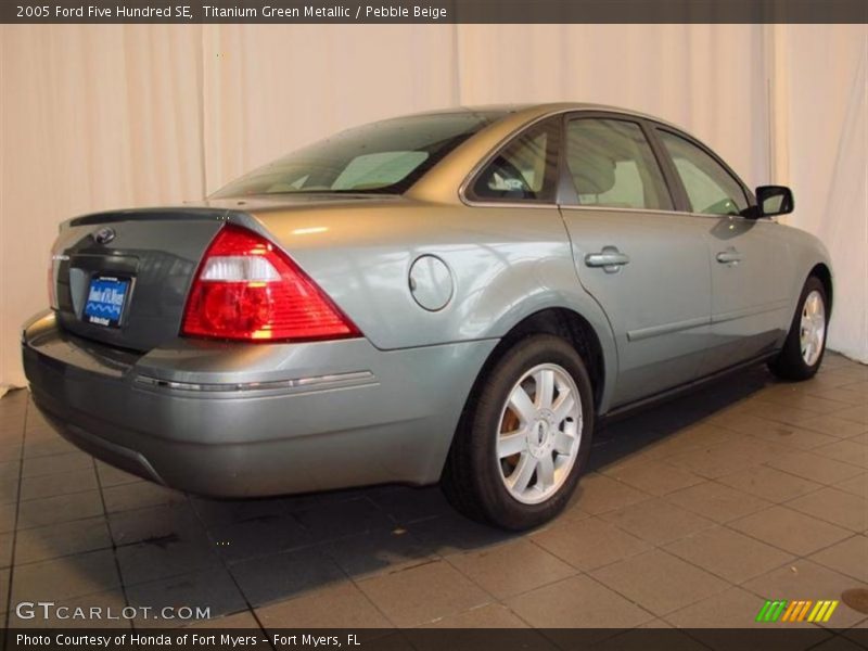 Titanium Green Metallic / Pebble Beige 2005 Ford Five Hundred SE