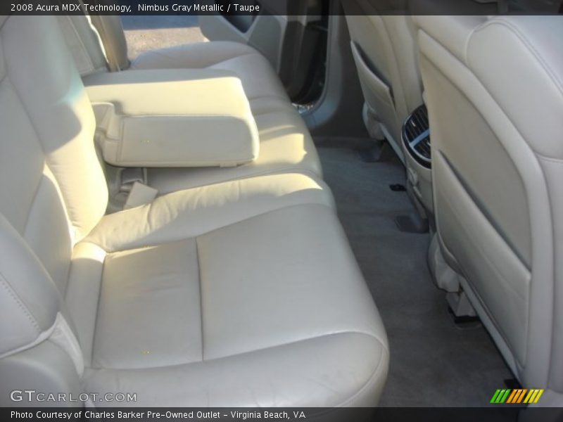 Nimbus Gray Metallic / Taupe 2008 Acura MDX Technology