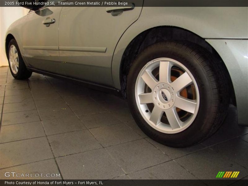 Titanium Green Metallic / Pebble Beige 2005 Ford Five Hundred SE