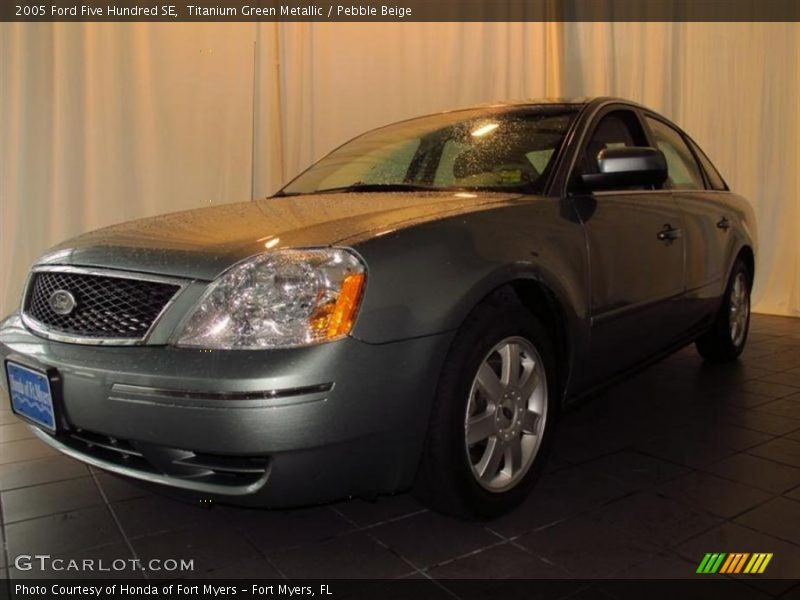 Titanium Green Metallic / Pebble Beige 2005 Ford Five Hundred SE