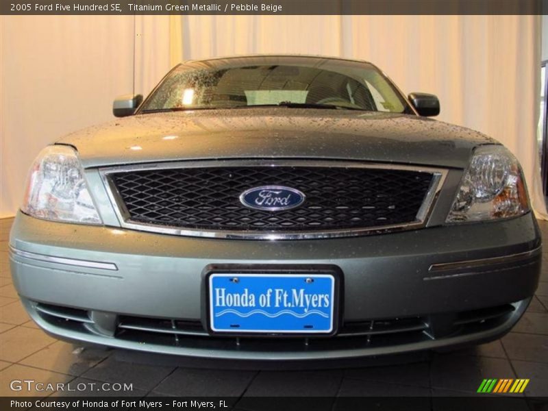 Titanium Green Metallic / Pebble Beige 2005 Ford Five Hundred SE