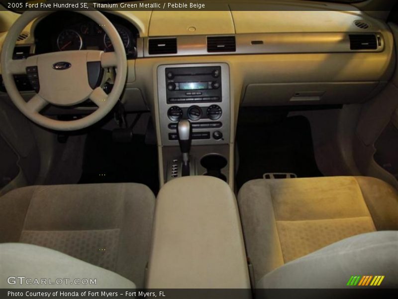Titanium Green Metallic / Pebble Beige 2005 Ford Five Hundred SE
