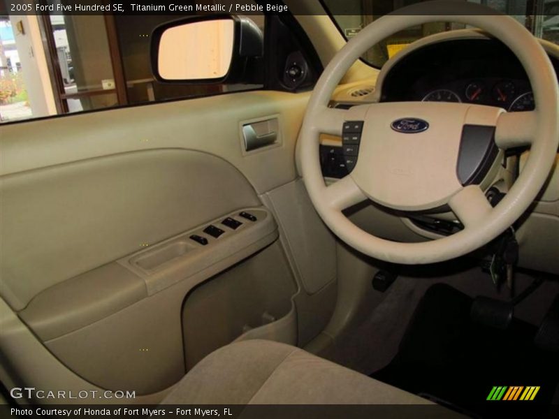 Titanium Green Metallic / Pebble Beige 2005 Ford Five Hundred SE