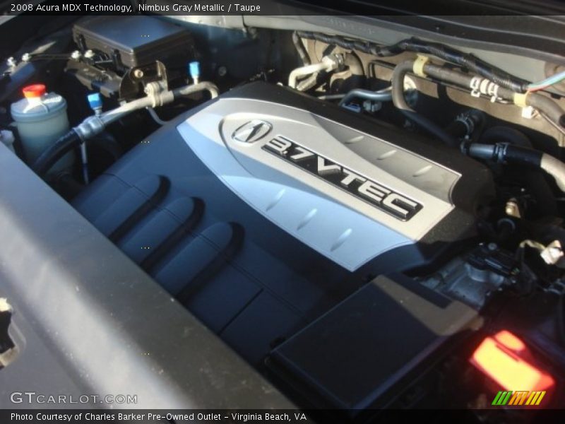 Nimbus Gray Metallic / Taupe 2008 Acura MDX Technology