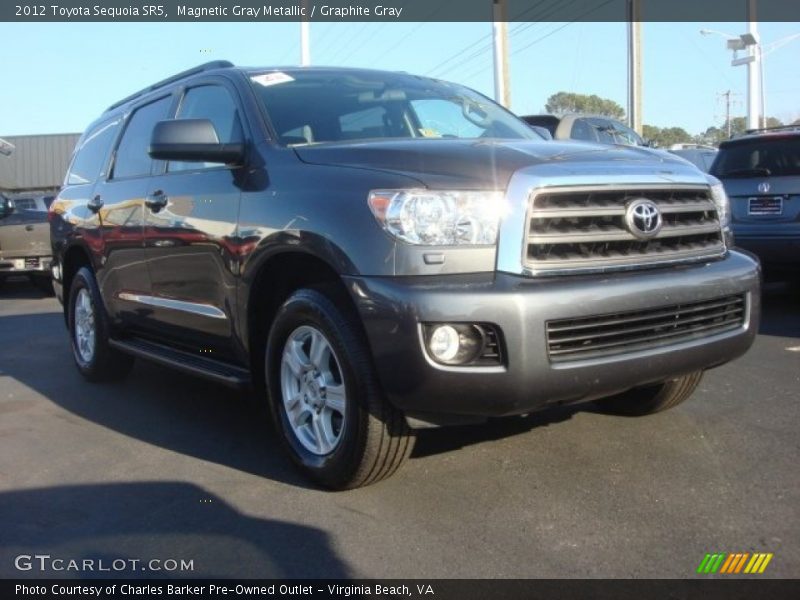 Magnetic Gray Metallic / Graphite Gray 2012 Toyota Sequoia SR5