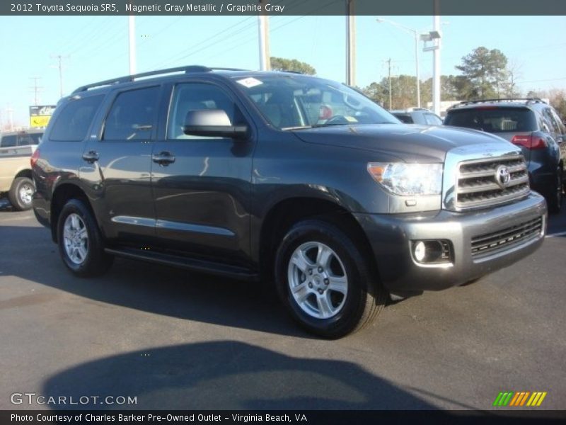 Magnetic Gray Metallic / Graphite Gray 2012 Toyota Sequoia SR5