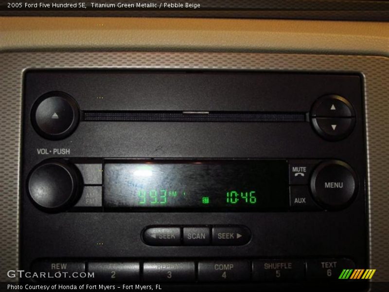 Titanium Green Metallic / Pebble Beige 2005 Ford Five Hundred SE