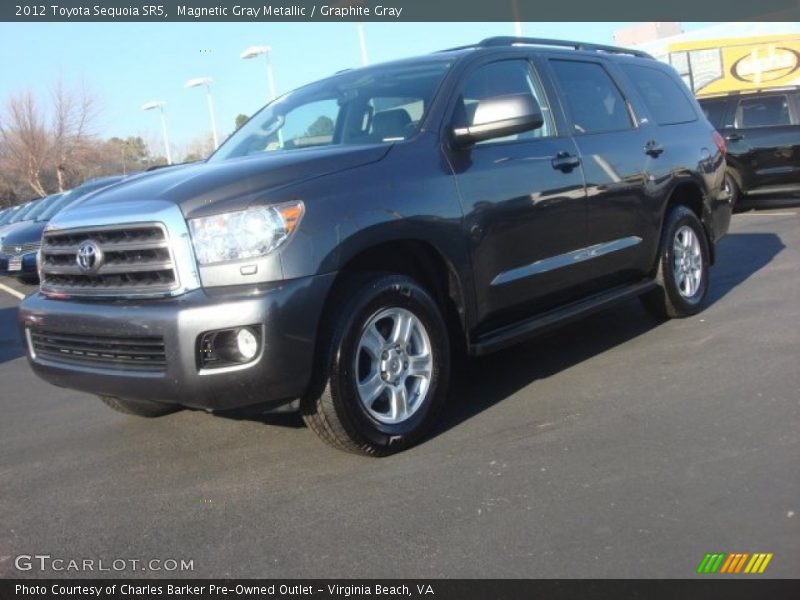 Magnetic Gray Metallic / Graphite Gray 2012 Toyota Sequoia SR5