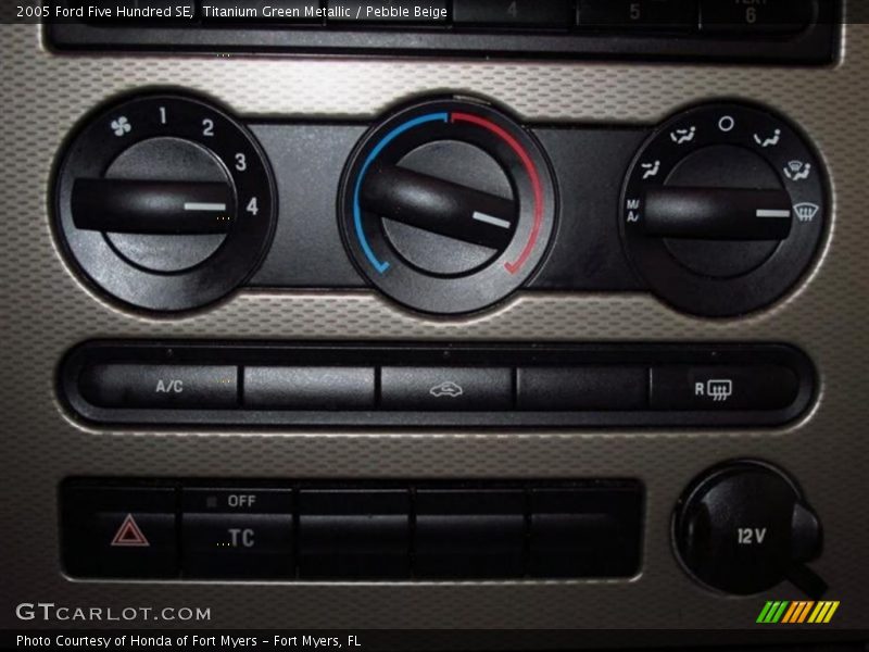 Titanium Green Metallic / Pebble Beige 2005 Ford Five Hundred SE