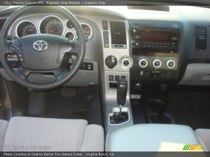 Magnetic Gray Metallic / Graphite Gray 2012 Toyota Sequoia SR5