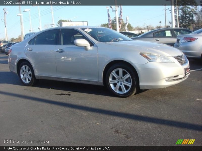 Tungsten Silver Metallic / Black 2007 Lexus ES 350