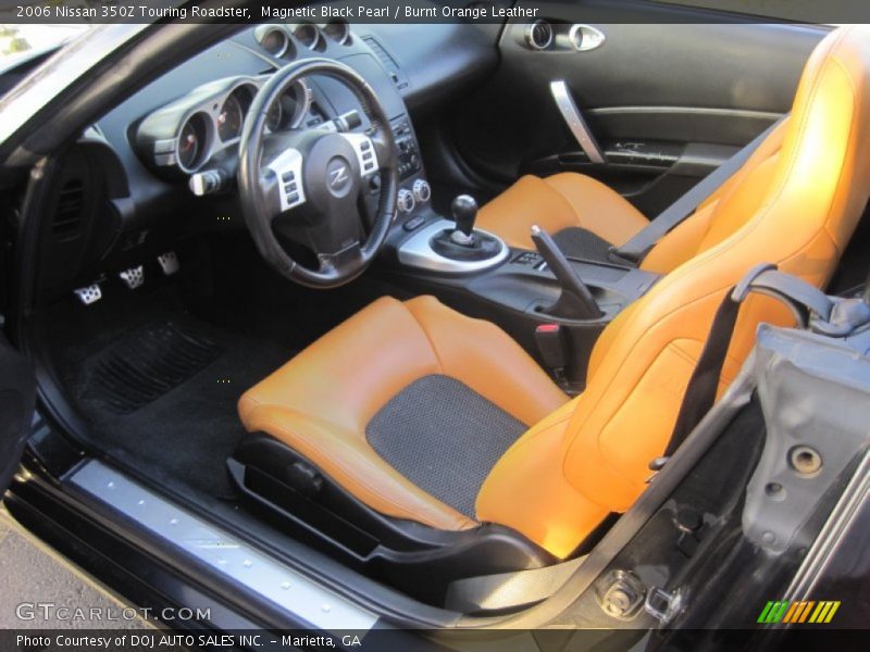 Burnt Orange Leather Interior - 2006 350Z Touring Roadster 