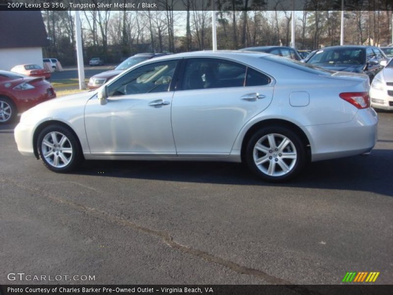 Tungsten Silver Metallic / Black 2007 Lexus ES 350