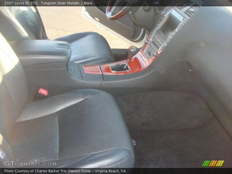 Tungsten Silver Metallic / Black 2007 Lexus ES 350