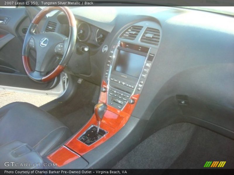 Tungsten Silver Metallic / Black 2007 Lexus ES 350