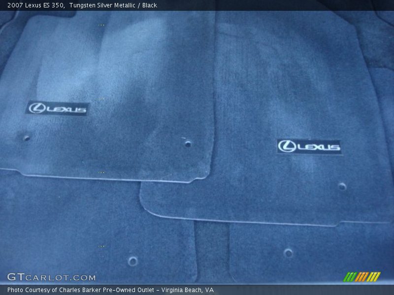 Tungsten Silver Metallic / Black 2007 Lexus ES 350