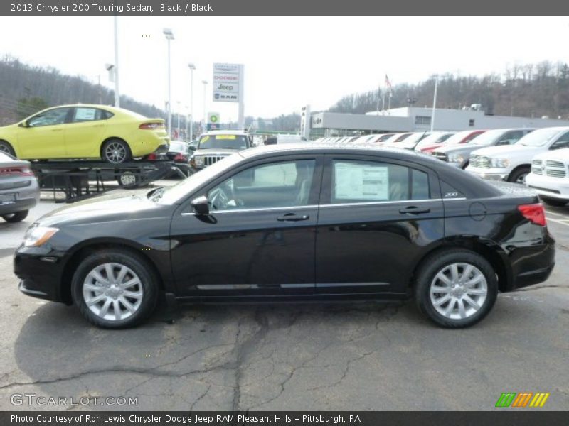 Black / Black 2013 Chrysler 200 Touring Sedan
