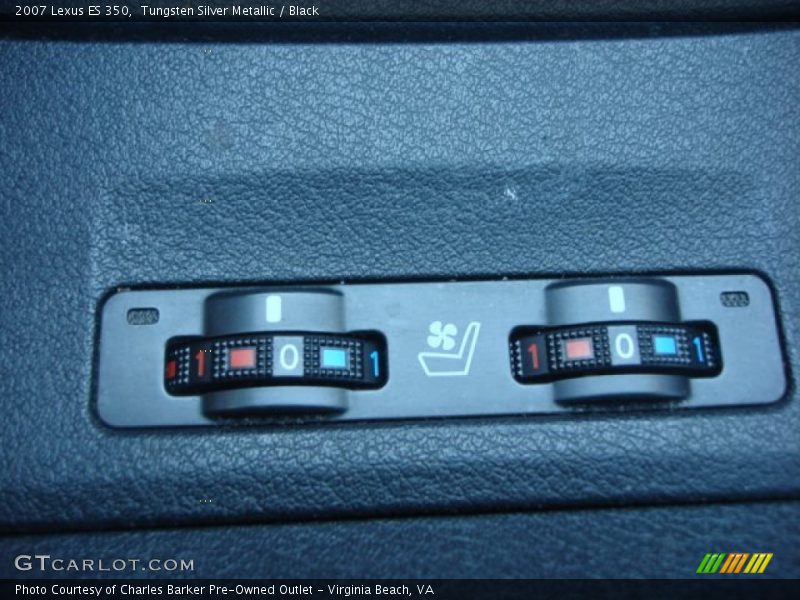 Tungsten Silver Metallic / Black 2007 Lexus ES 350