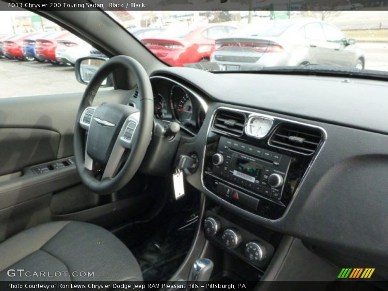 Black / Black 2013 Chrysler 200 Touring Sedan
