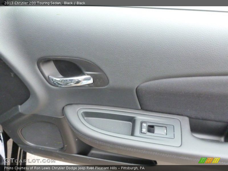 Black / Black 2013 Chrysler 200 Touring Sedan