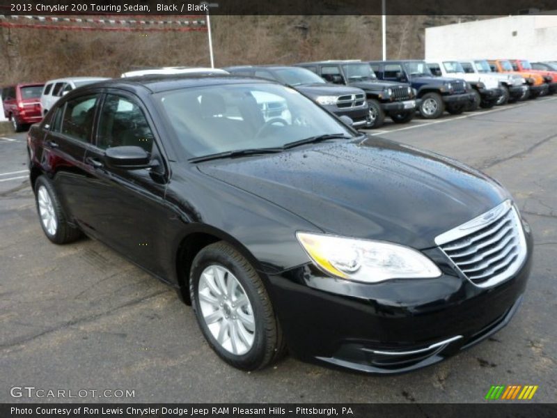Black / Black 2013 Chrysler 200 Touring Sedan