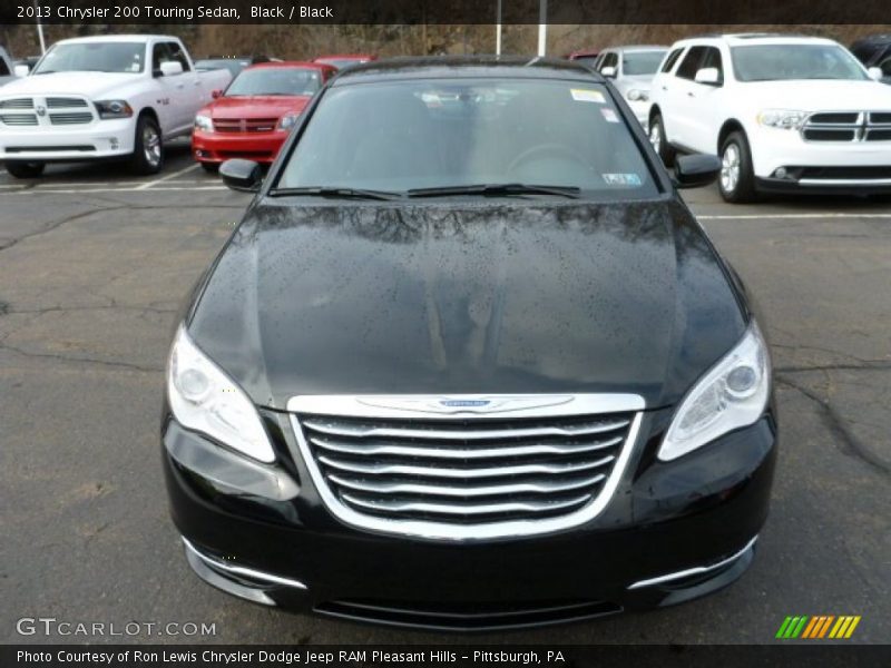 Black / Black 2013 Chrysler 200 Touring Sedan