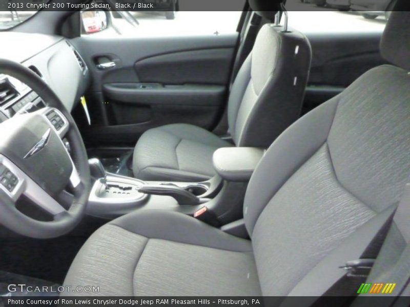 Black / Black 2013 Chrysler 200 Touring Sedan