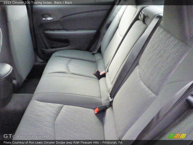 Black / Black 2013 Chrysler 200 Touring Sedan