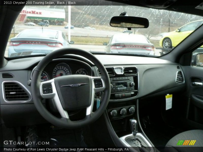 Black / Black 2013 Chrysler 200 Touring Sedan