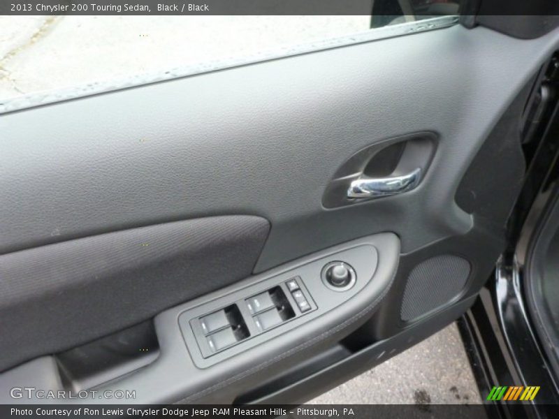 Black / Black 2013 Chrysler 200 Touring Sedan