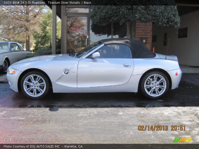  2003 Z4 3.0i Roadster Titanium Silver Metallic