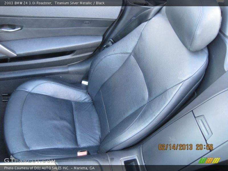 Titanium Silver Metallic / Black 2003 BMW Z4 3.0i Roadster
