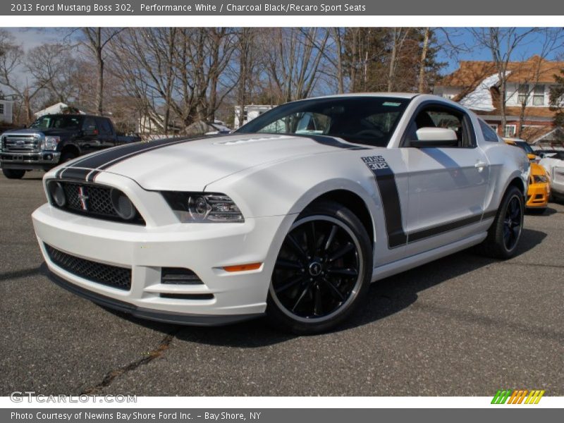 Front 3/4 View of 2013 Mustang Boss 302