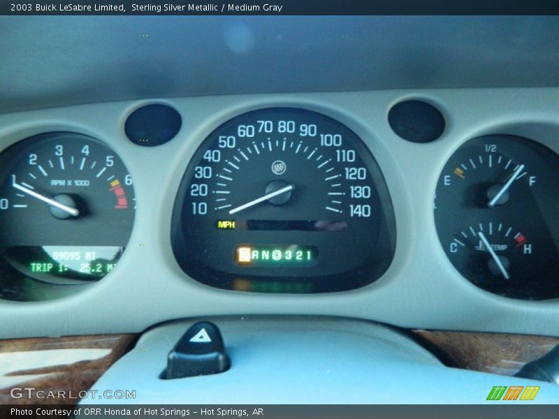 Sterling Silver Metallic / Medium Gray 2003 Buick LeSabre Limited