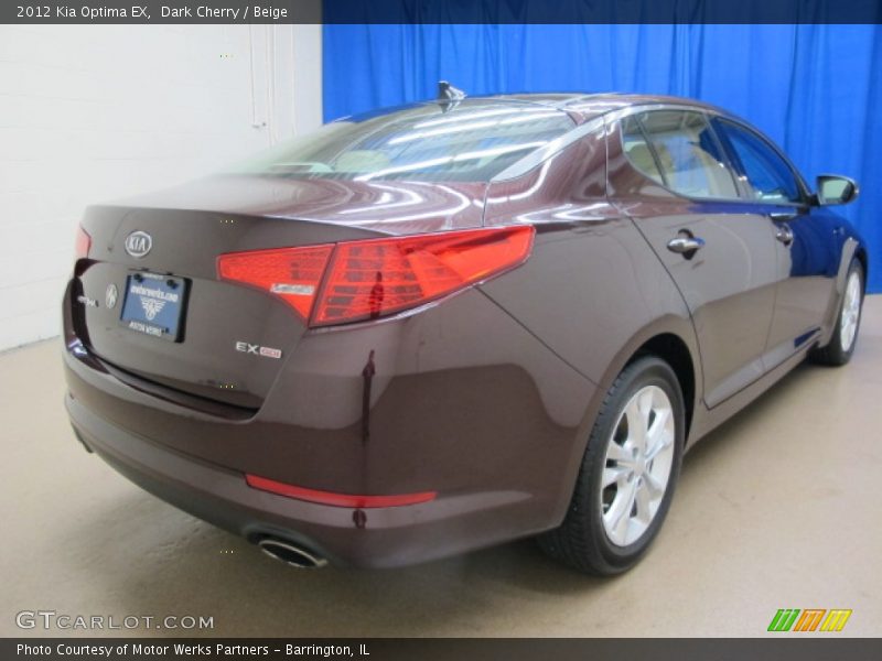 Dark Cherry / Beige 2012 Kia Optima EX