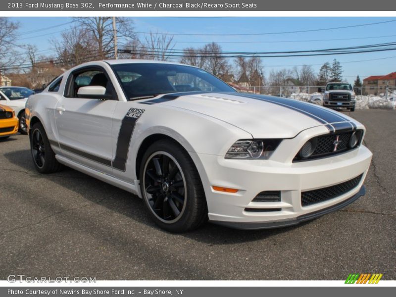 Front 3/4 View of 2013 Mustang Boss 302