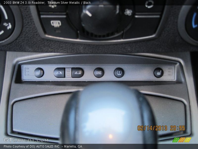Controls of 2003 Z4 3.0i Roadster