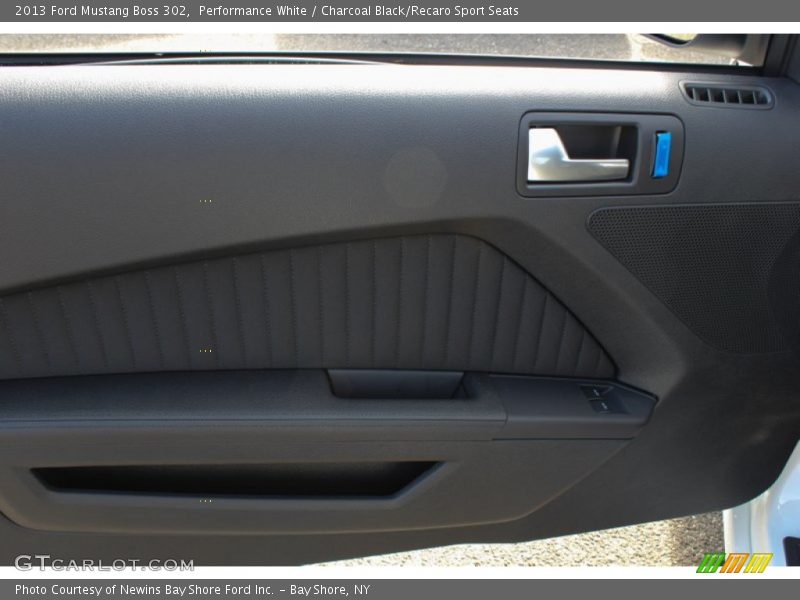 Performance White / Charcoal Black/Recaro Sport Seats 2013 Ford Mustang Boss 302