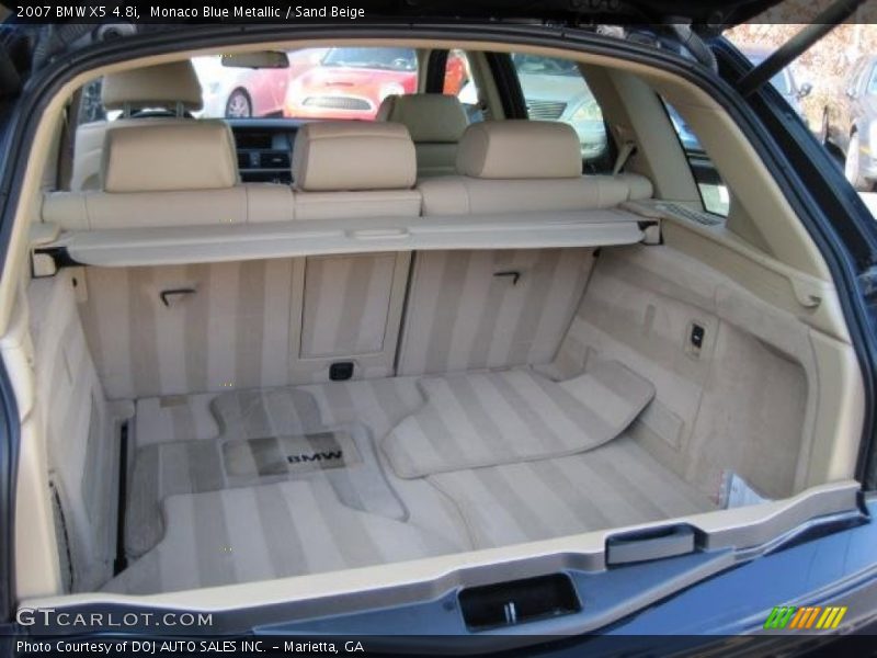 Monaco Blue Metallic / Sand Beige 2007 BMW X5 4.8i