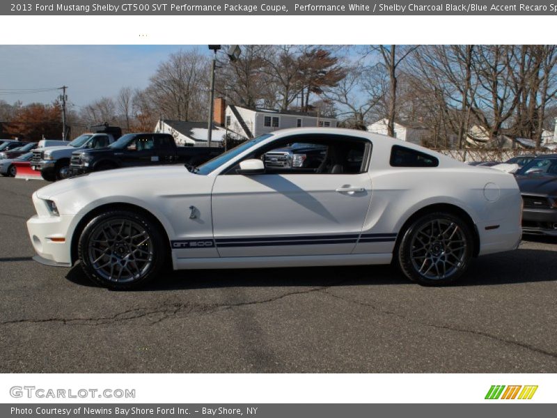  2013 Mustang Shelby GT500 SVT Performance Package Coupe Performance White