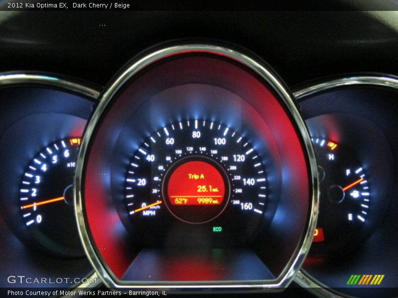 Dark Cherry / Beige 2012 Kia Optima EX