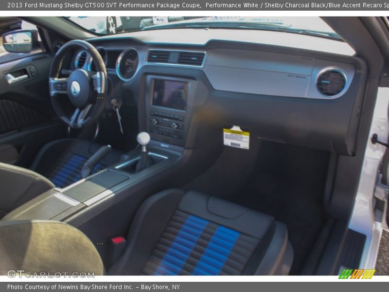Dashboard of 2013 Mustang Shelby GT500 SVT Performance Package Coupe