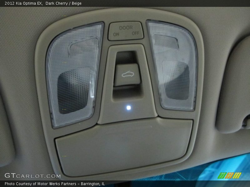 Dark Cherry / Beige 2012 Kia Optima EX