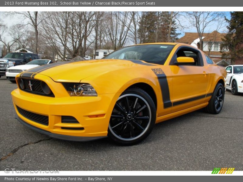 Front 3/4 View of 2013 Mustang Boss 302