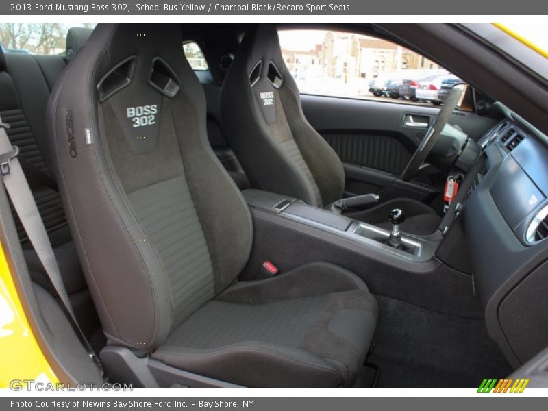 Front Seat of 2013 Mustang Boss 302