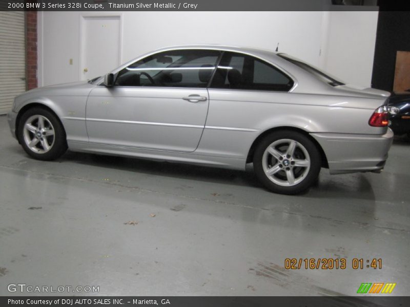 Titanium Silver Metallic / Grey 2000 BMW 3 Series 328i Coupe