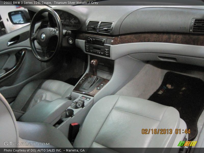 Titanium Silver Metallic / Grey 2000 BMW 3 Series 328i Coupe