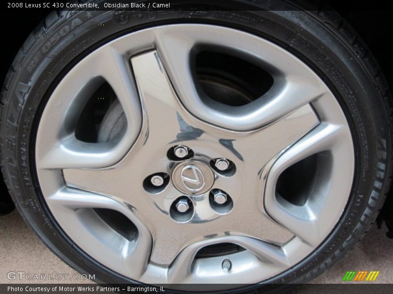 Obsidian Black / Camel 2008 Lexus SC 430 Convertible